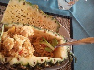 Pineapple Fried Rice & Mango Salad