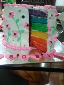 Yaya's Rainbow Cake